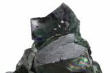 Apple-Green Cubic Fluorite Crystal Cluster - Erongo Mountains #332623-1